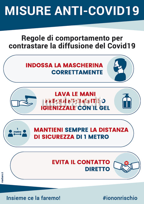 Cartello Covid-19 da stampare gratis