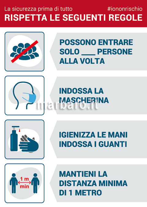 Cartello da stampare per accesso a negozi