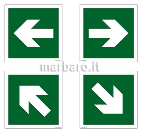 Cartello uscita di emergenza stampabile