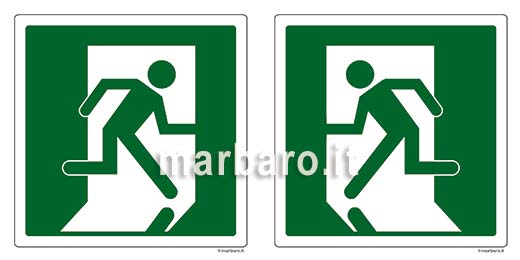 Cartello uscita di emergenza da stampare