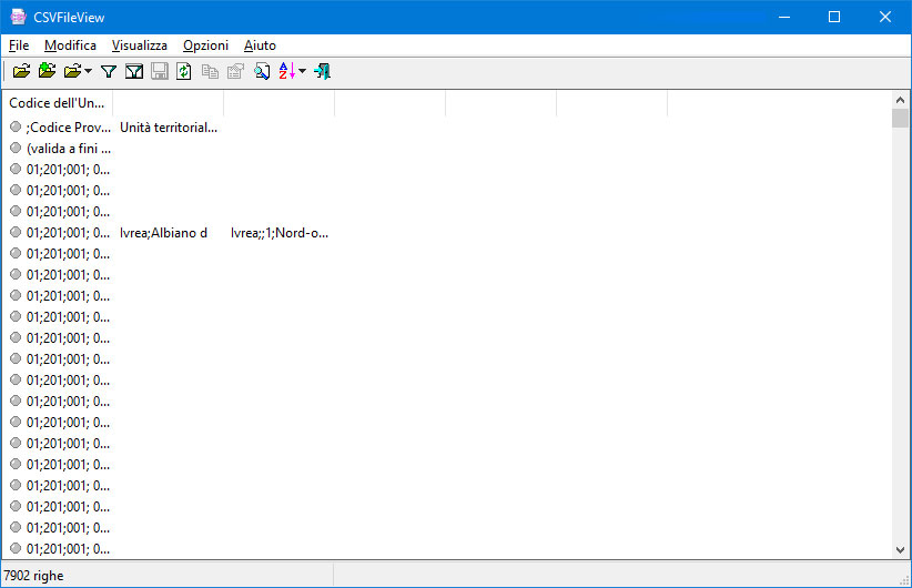 Come leggere file CSV con CSVFileView