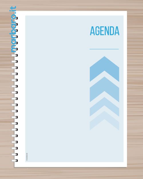Fogli per agenda giornaliera fai da te