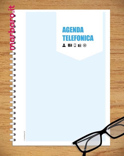 rubrica telefonica da
