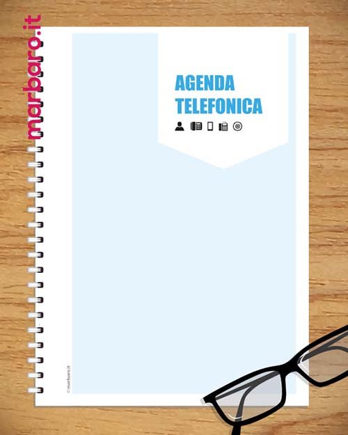 Agenda telefonica da stampare: scarica gratis l'agenda in PDF