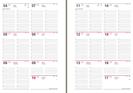 Diario per la scuola 2014-2015 da stampare