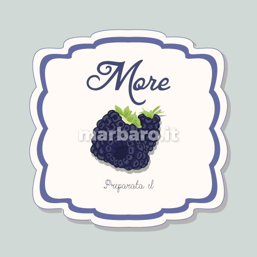 Etichette per barattoli confettura di more da stampare Etichette per barattoli confettura di more da stampare