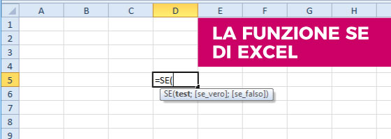Funzione SE Excel