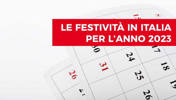 Festività 2023 in Italia