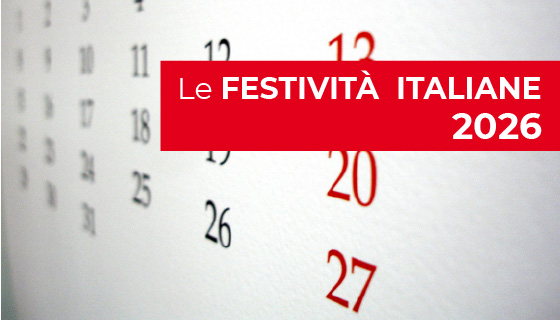 Festività 2026 Italia