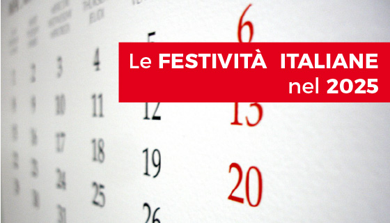 Festività italiane 2025