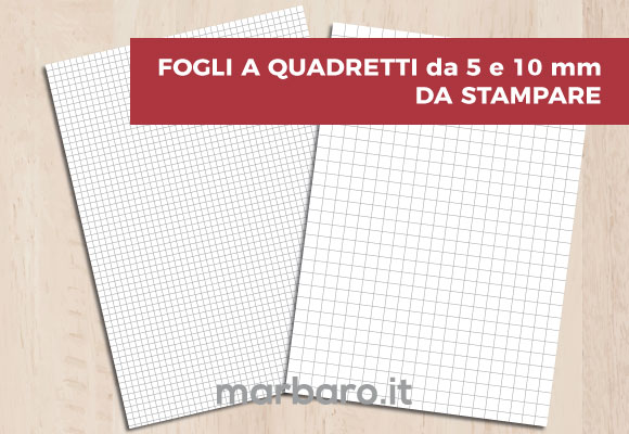 Fogli A Quadretti Stampa - Gadget Block Square Blocco 50 ...