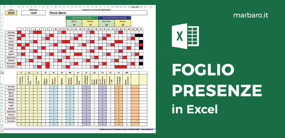 Foglio Presenze Excel