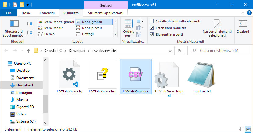 Come leggere un file CSV con CSVFileView
