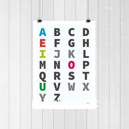 Lettere alfabeto per bambini da stampare