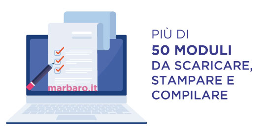 Moduli da stampare e compilare