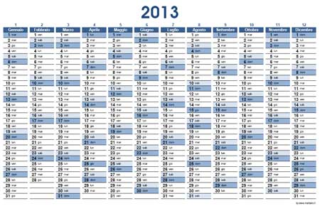 Planner 2013 da stampare