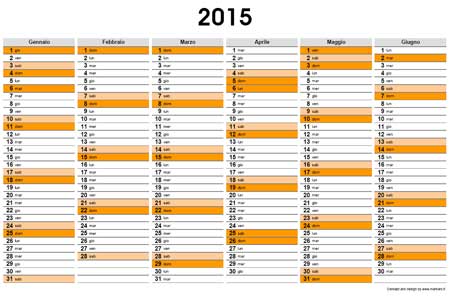 Planner 2015 semestrale