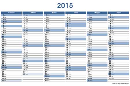 Planner 2015 su 2 pagine