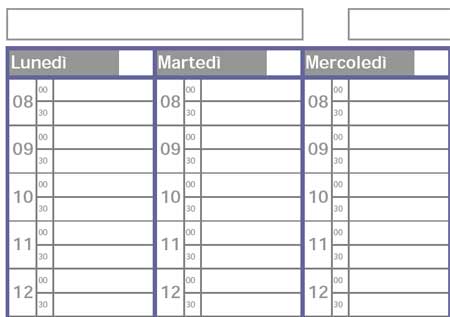 Planner Settimanale Da Stampare