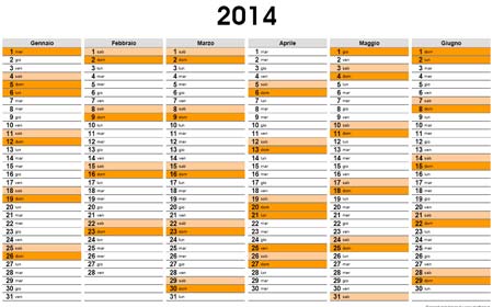 Planner 2014 semestrale