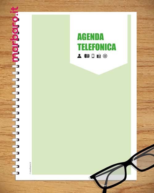 Agenda telefonica da stampare: scarica gratis l'agenda in PDF