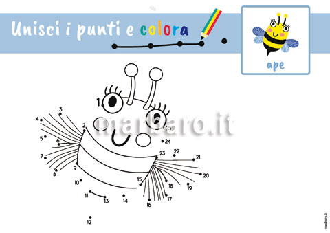 Tovaglietta con disegni da colorare