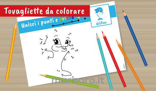Tovagliette da colorare per bambini
