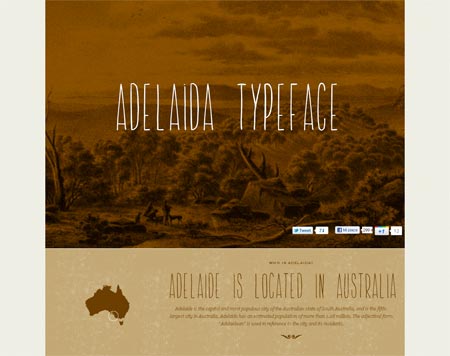Adelaida TypeFace Font