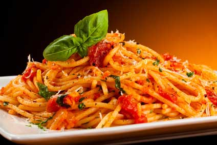 Spaghetti basilico e pomodoro