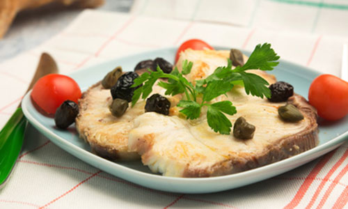 Verdesca con capperi e olive